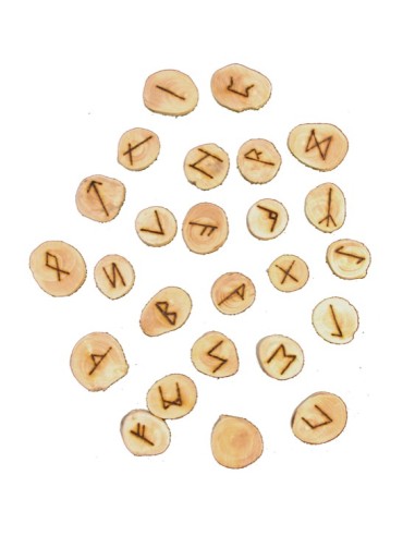 Runes en bois massif