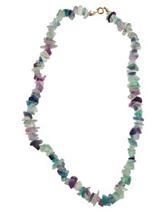 Collier baroque fluorite 45 cm