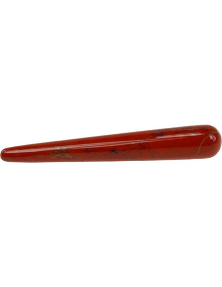 Bâton de massage Jaspe Rouge 1,5 x 10 cm