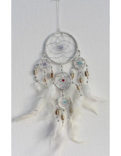 Dreamcatcher Petit Modèle Blanc 9 cm