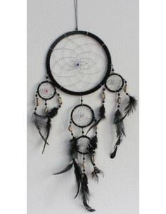 Dreamcatcher Moyen Modèle Noir 17 cm