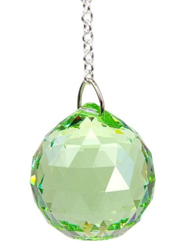 Boule de Cristal à facettes 30 mm Peridot Light : Hanahata