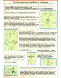 Exercices massages gorge et nuque