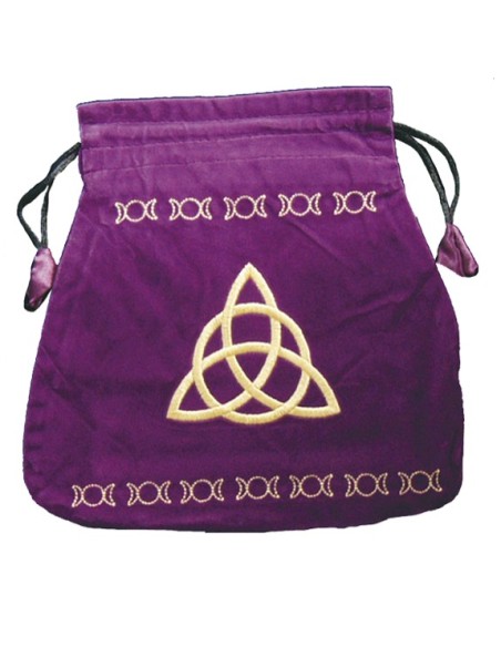 Bourse Velours Violette Charmed