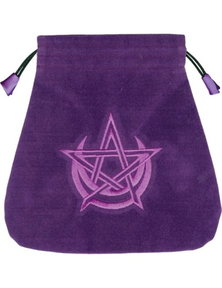 Bourse velours "Wicca"