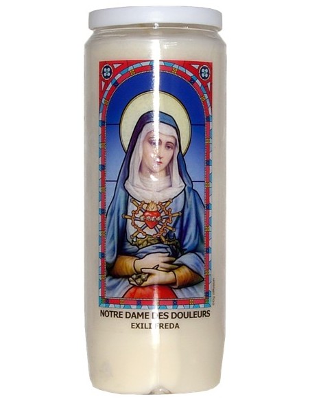 Neuvaine vitrail Notre Dame des douleurs (Exili Freda)