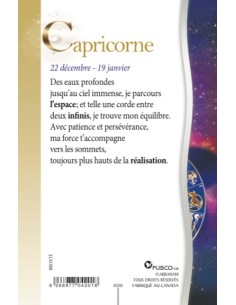 Carte Zodiaque Capricorne 2