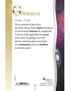 Carte Zodiaque Gémeaux 2