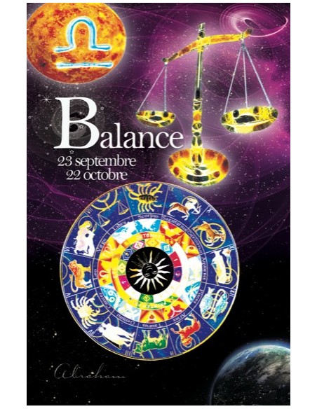 Carte Zodiaque Balance