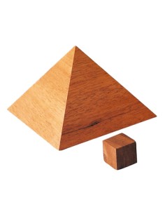 Pyramide de Khéops Plaqué Acajou Grand Modèle