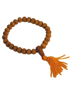 Mala prosternation santal blanc 8 mm