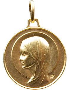 Médaille Vierge Marie dorée