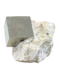 Cube Pyrite sur Gangue Moyen