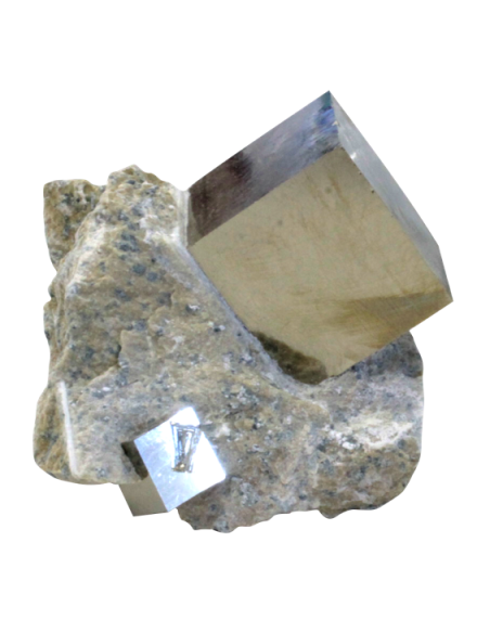 Cube Pyrite sur Gangue Grand