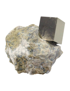 Cube Pyrite sur Gangue - Petit