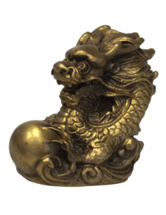 Les Signes Chinois - Dragon - Laiton Doré