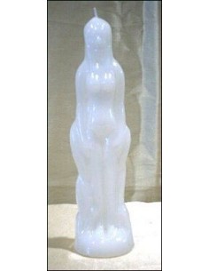 Bougie figurative - Corps de femme Blanc