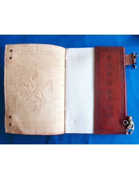 Livre des ombres avec couverture en cuir Deluxe