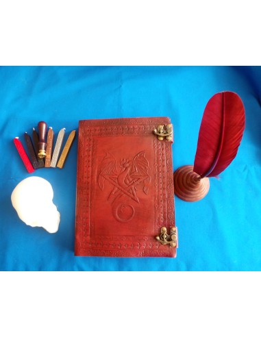 Livre des ombres avec couverture en cuir Deluxe