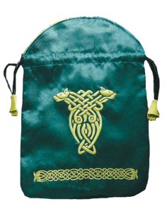 Bourse Satin Vert Celtique