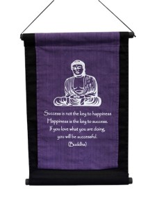 Tenture Bouddha Violette