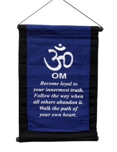 Tenture Om Bleue