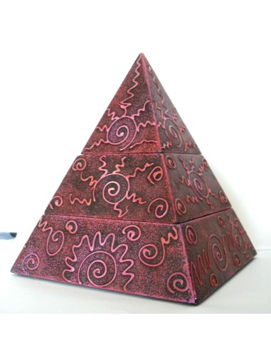 Boîte Pyramide avec 2 compartiments