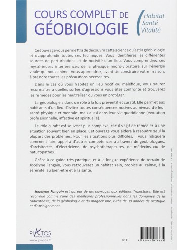 Cours complet de géobiologie - Habitat - Santé - Vitalité - Jocelyne Fangain