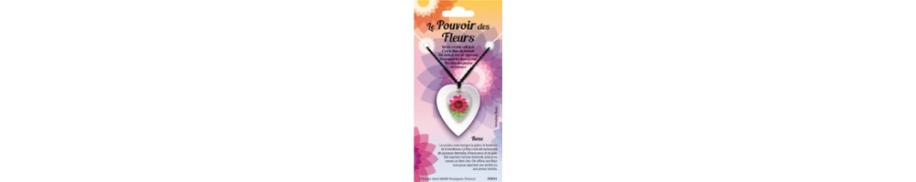 Pendentifs et Bracelets des Pouvoir des Fleurs.